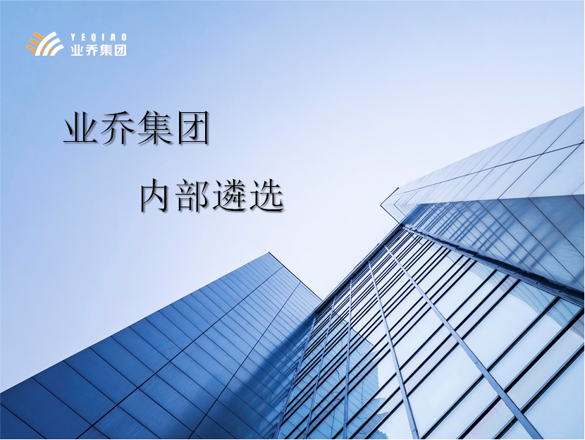 关于业乔集团内部遴选补充公告